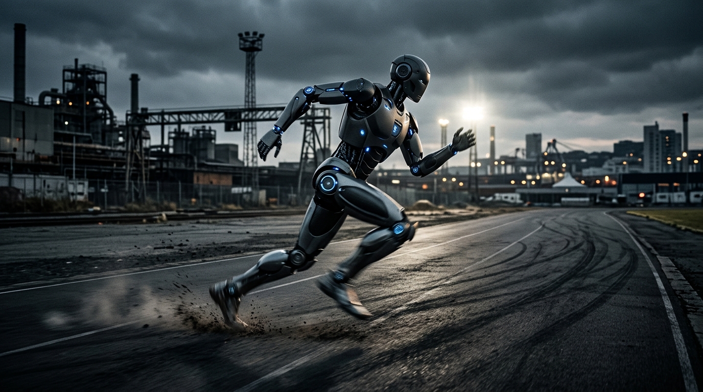 Roboti chinezi alearga ca Usain Bolt. Asta e real
