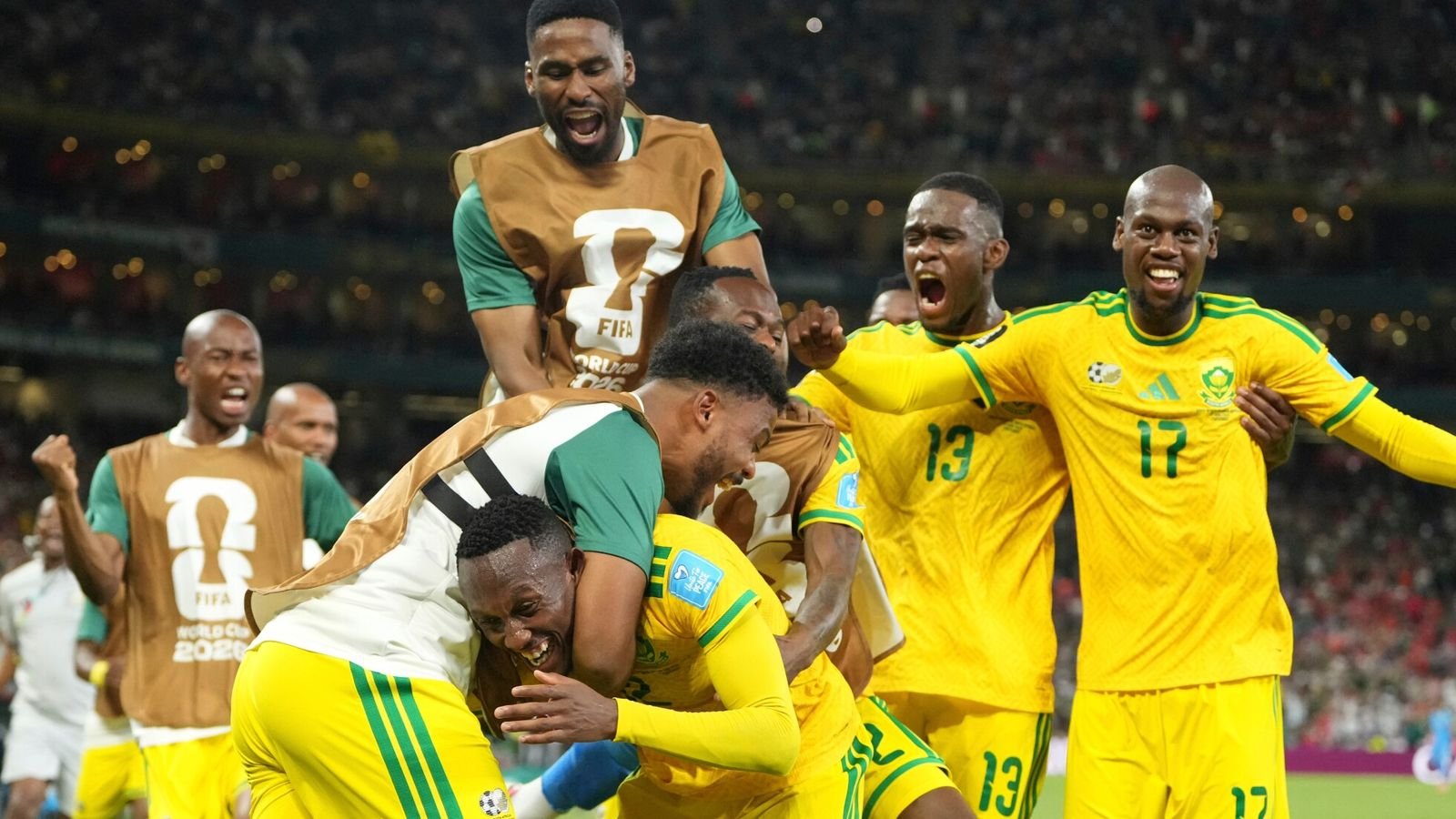 Africa de Sud elimină Coreea de Sud cu un gol de senzație