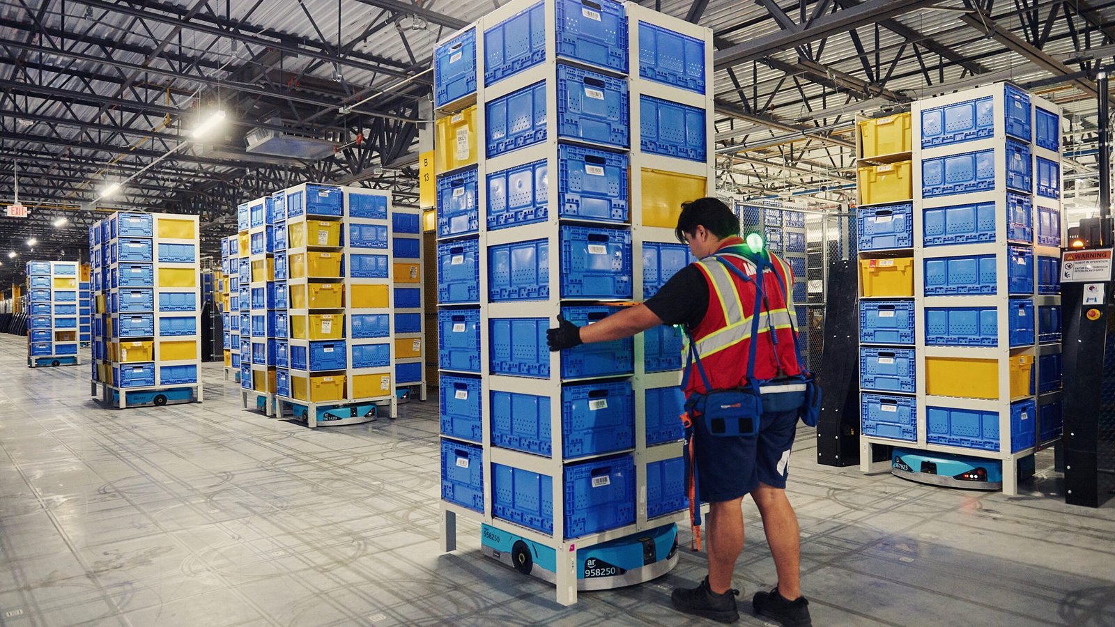 Amazon are peste 1 milion de roboți. Oamenii țin pasul?