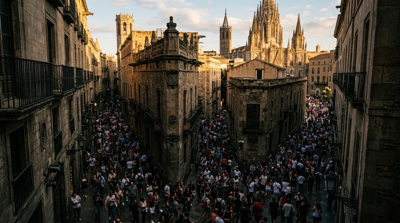Barcelona dublează taxa turistică: ce plătești acum ca român