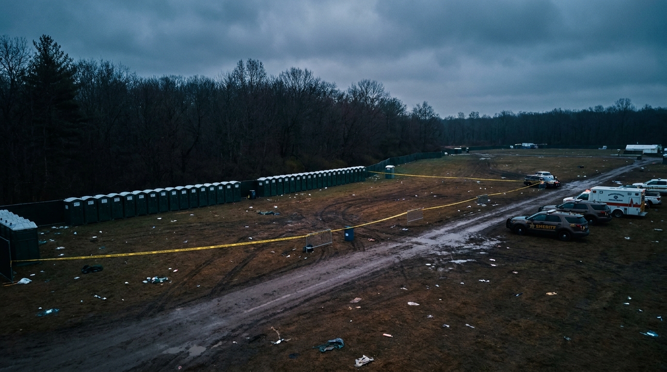 Bebeluș găsit mort într-un WC portabil la Electric Forest