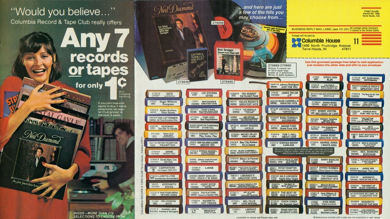 Columbia House se închide: 8 CD-uri cu 1 cent și o eră muzicală