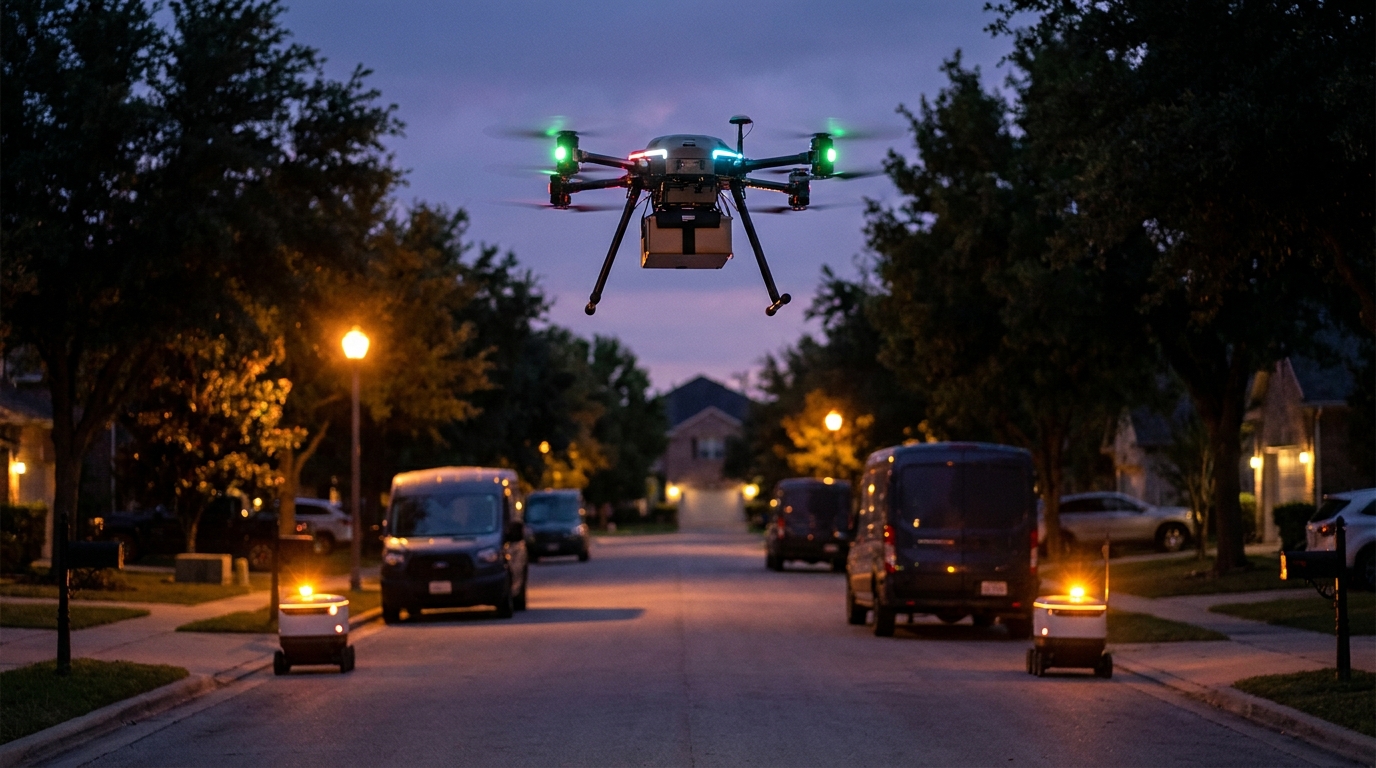 DoorDash și-a făcut propria dronă cu 6 elice: burrito-ul îți vine din cer, dar trucul e la sol
