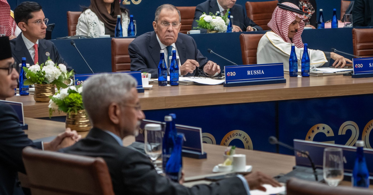 Fotografia de grup a G20, anulata din cauza lui Lavrov