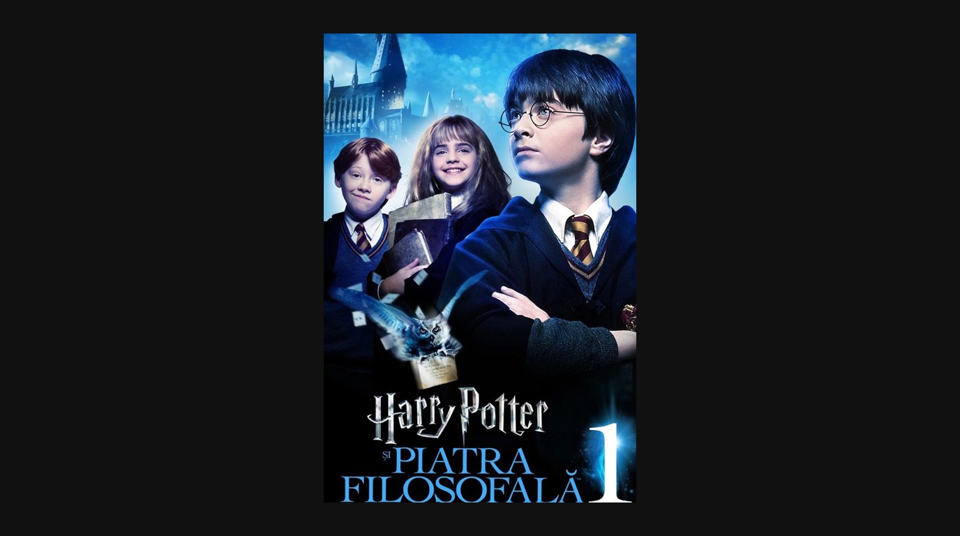Harry Potter și Piatra Filozofală a ajuns pe Prime Video