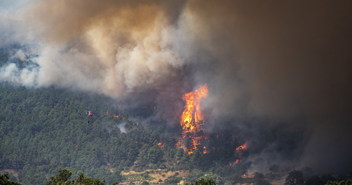 Incendii uriase in Spania si Franta: sute de mii de evacuati