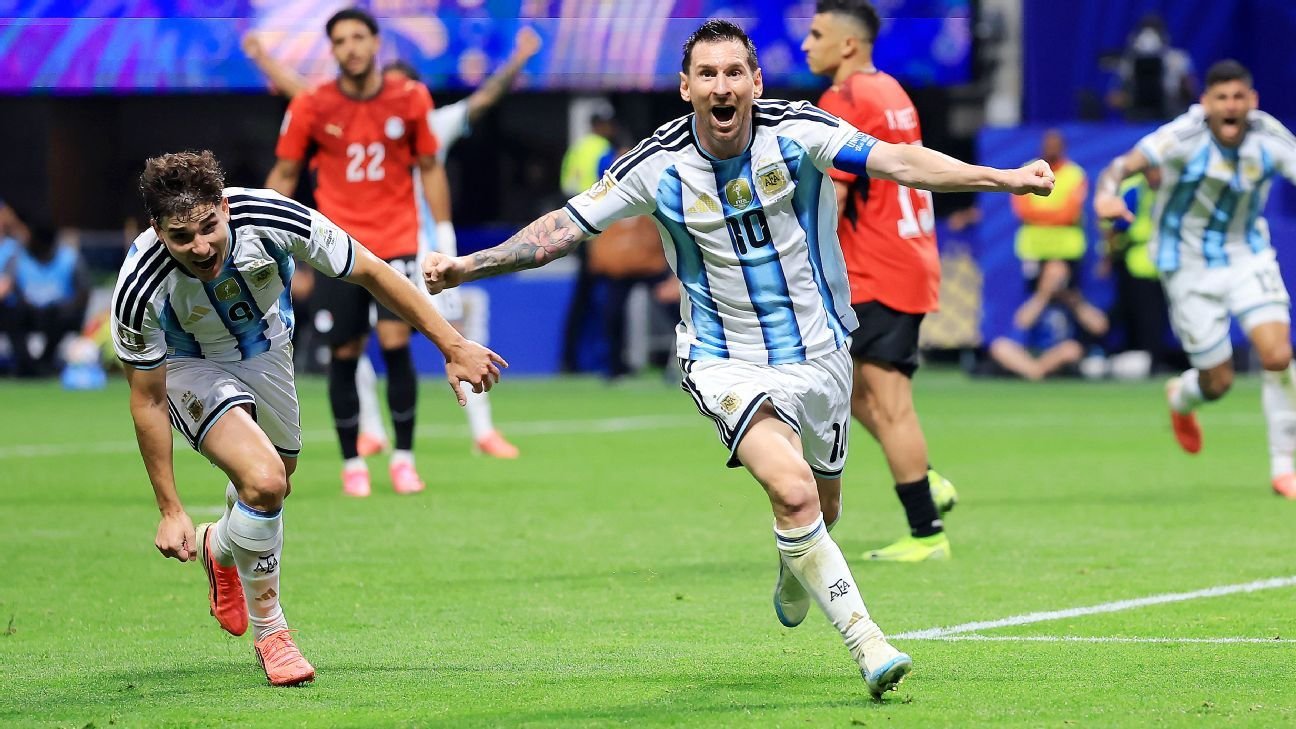 Messi a egalat pentru Argentina în ultimele minute contra Egiptului