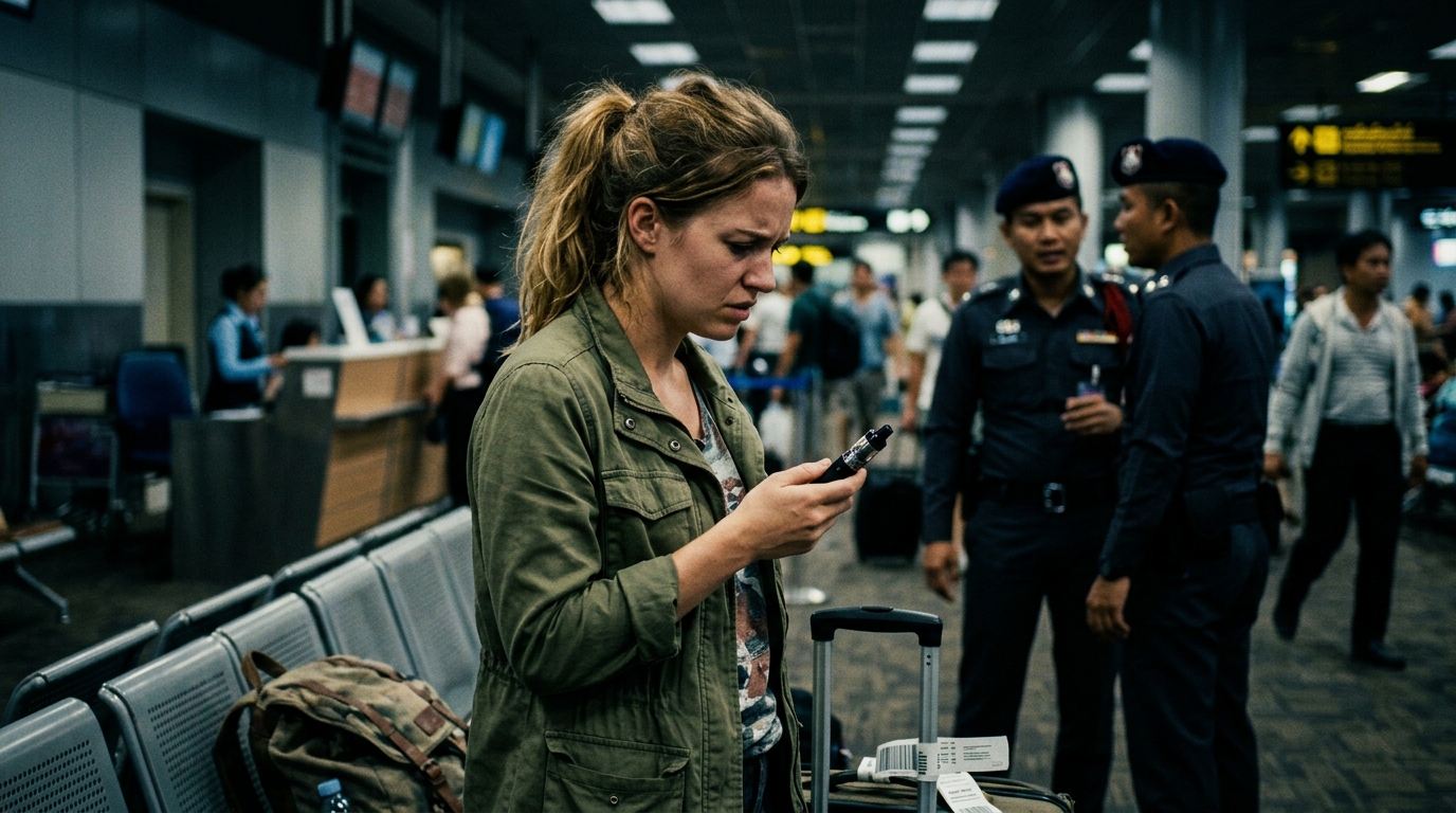 Amendă de 1000£ pentru o țigară electronică în Thailanda