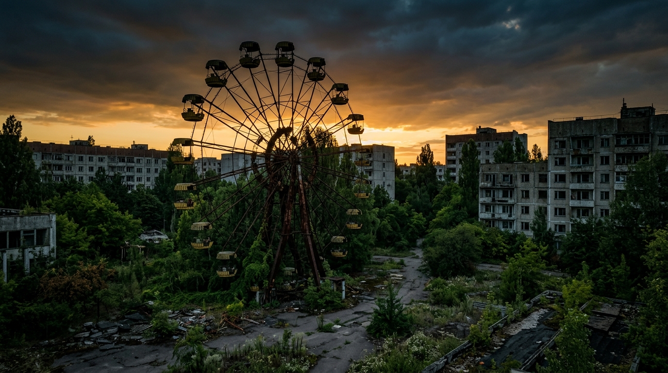 Pripyat, 40 de ani înghețată în timp după Cernobîl