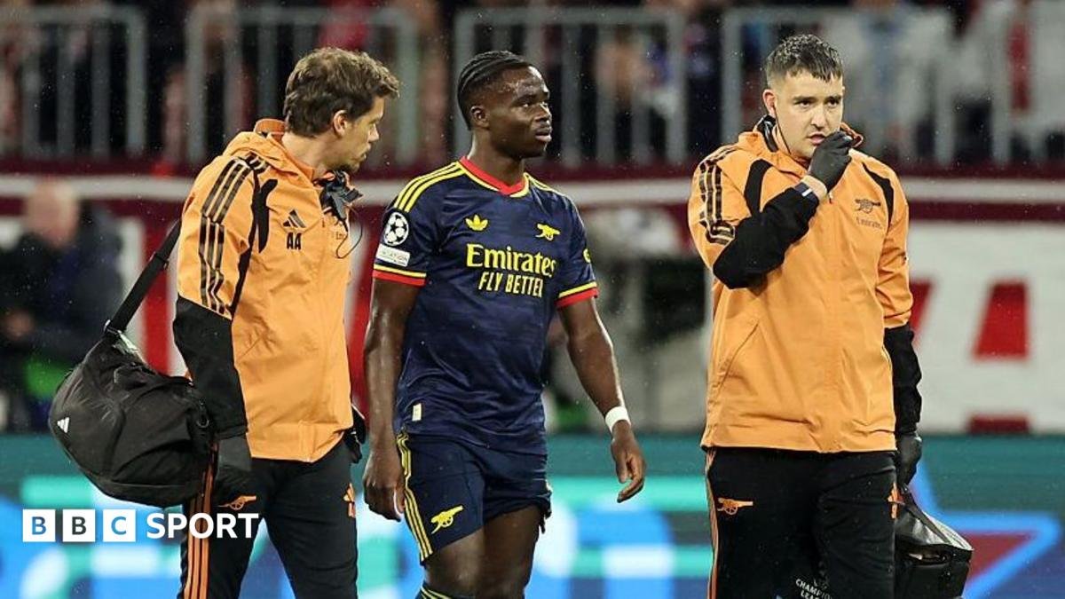 Saka, accidentat la Munchen: «Nu arată deloc bine»