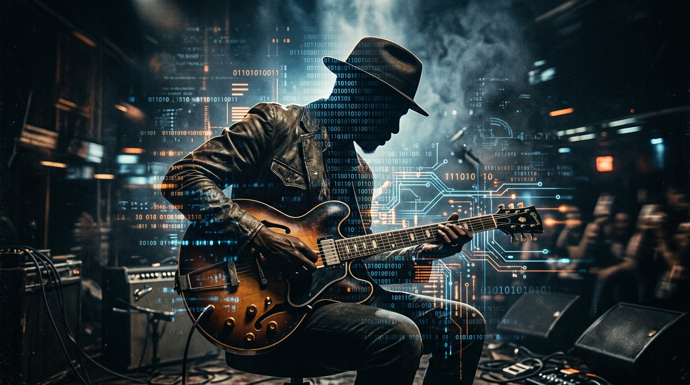 Un cântăreț blues generat de AI a ajuns pe locul 2 în topuri